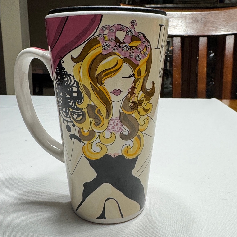 Delish “ Girls with Attitude” 12oz travel mug. - Picture 2 of 6